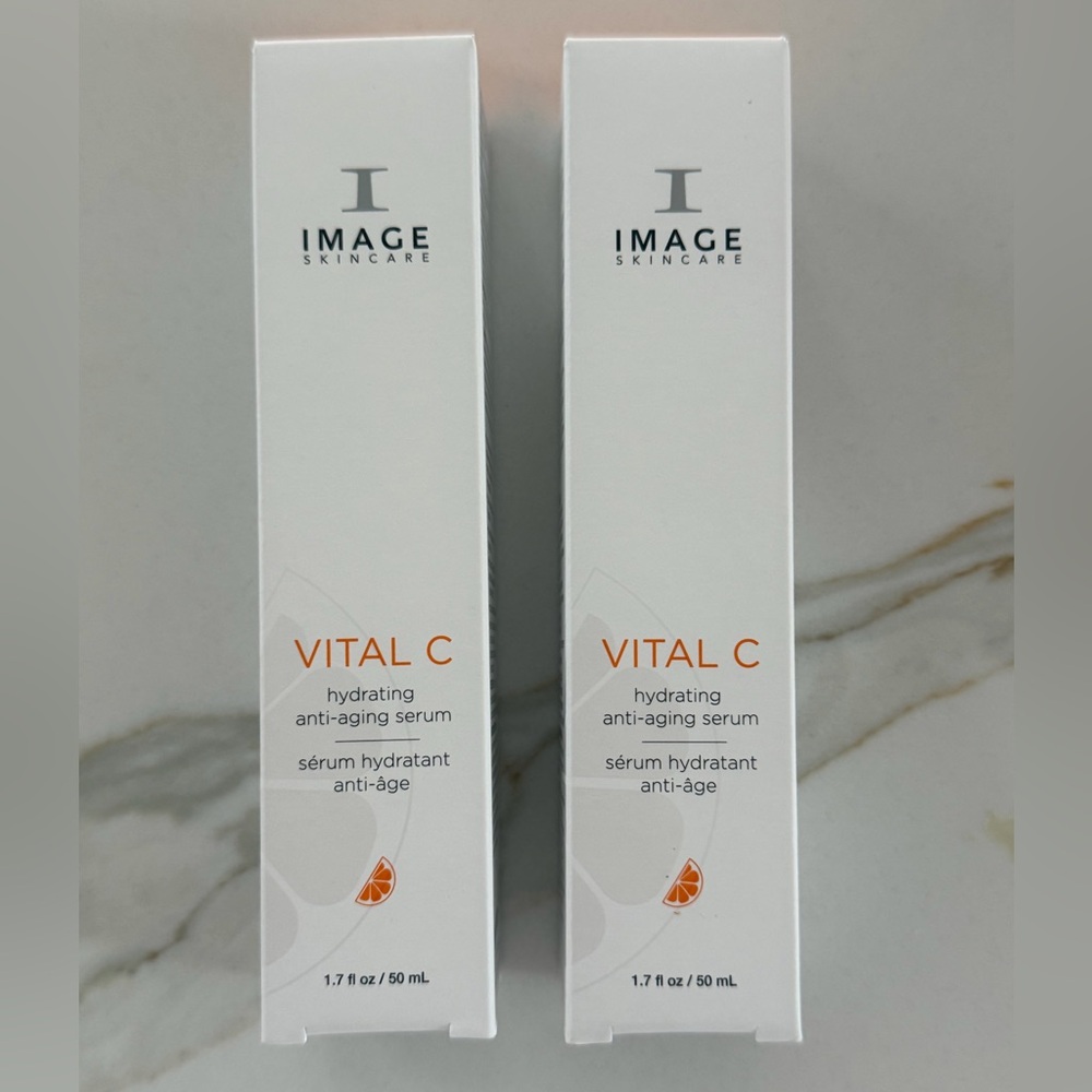 2-TWO FULL SZ Vital C I IMAGE skincare Hydrating Serum TWO FULL NEW 1.7 oz